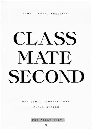 [Isou Doubaku] CLASSMATE SECOND Fhentai - Page 20