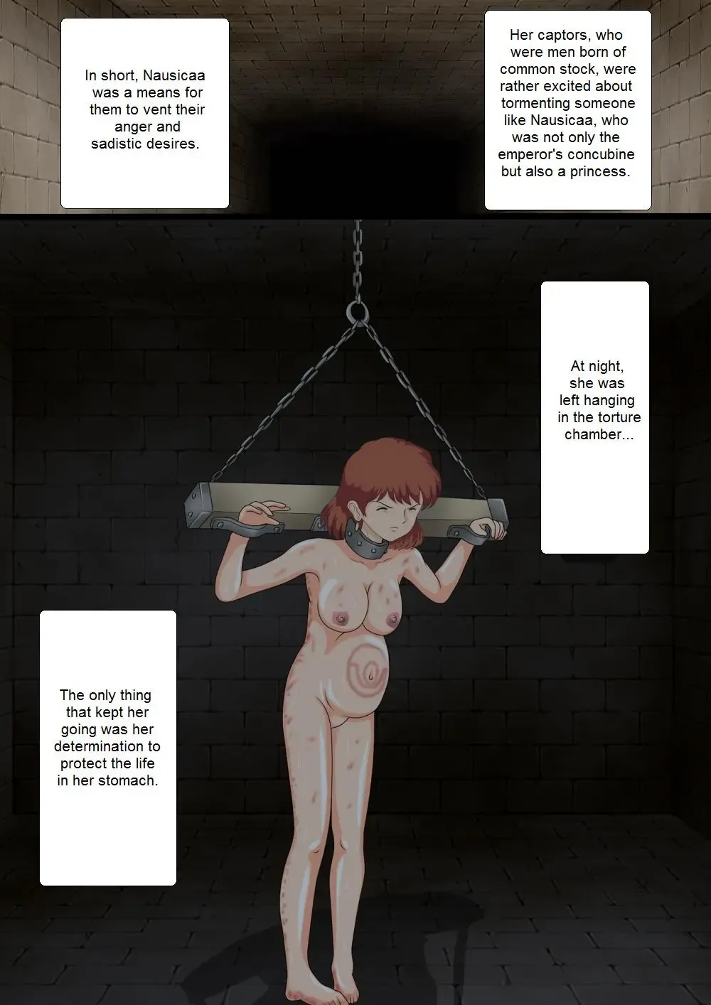 Kaze no Tani no Koukai Chikei | The punishment of public humilation of the valley of the wind Fhentai - Page 8