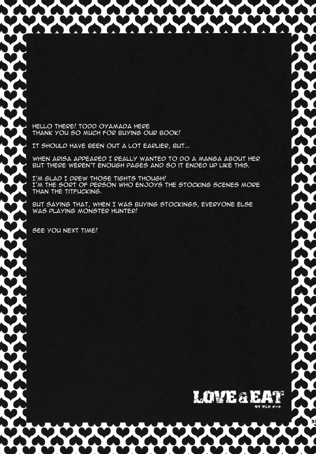 [Todd Oyamada] Love & Eat Fhentai - Page 32