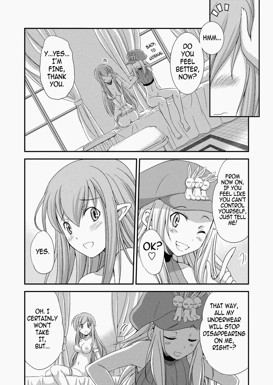 [Gekka Kaguya] Opomu to Ojou to Kieta Opantsu | Pom, Her Mistress, and the Disappearing Panties Fhentai - Page 14