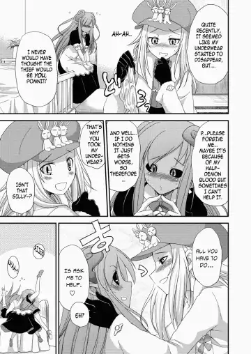 [Gekka Kaguya] Opomu to Ojou to Kieta Opantsu | Pom, Her Mistress, and the Disappearing Panties Fhentai - Page 7