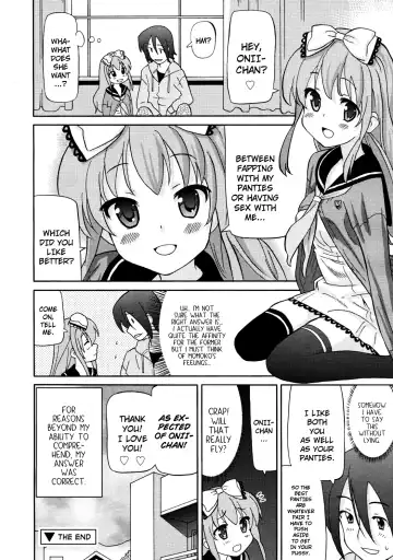 [Homing] Imouto Pants wo Ajiwau Saikou no Houhou | The Best Way to Enjoy Your Little Sister's Panties Fhentai - Page 14