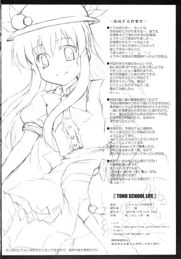 [Kotowari] TOHO SCHOOL LIFE Fhentai - Page 17