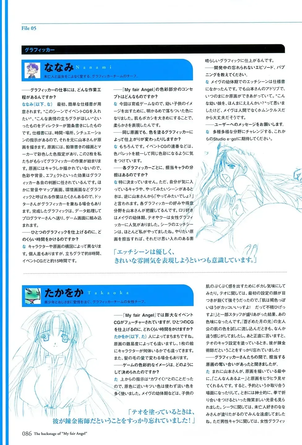 [Yamamoto Kazue] My Fair Angel Visual Fanbook Fhentai - Page 89