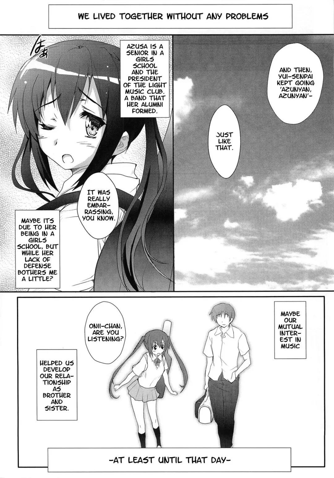 [Hanashi - Kasi] Ore no Gimai ga Azunyan no Wake ga nai Kan. | There's no way Azusa could be my Stepsister Fhentai - Page 6