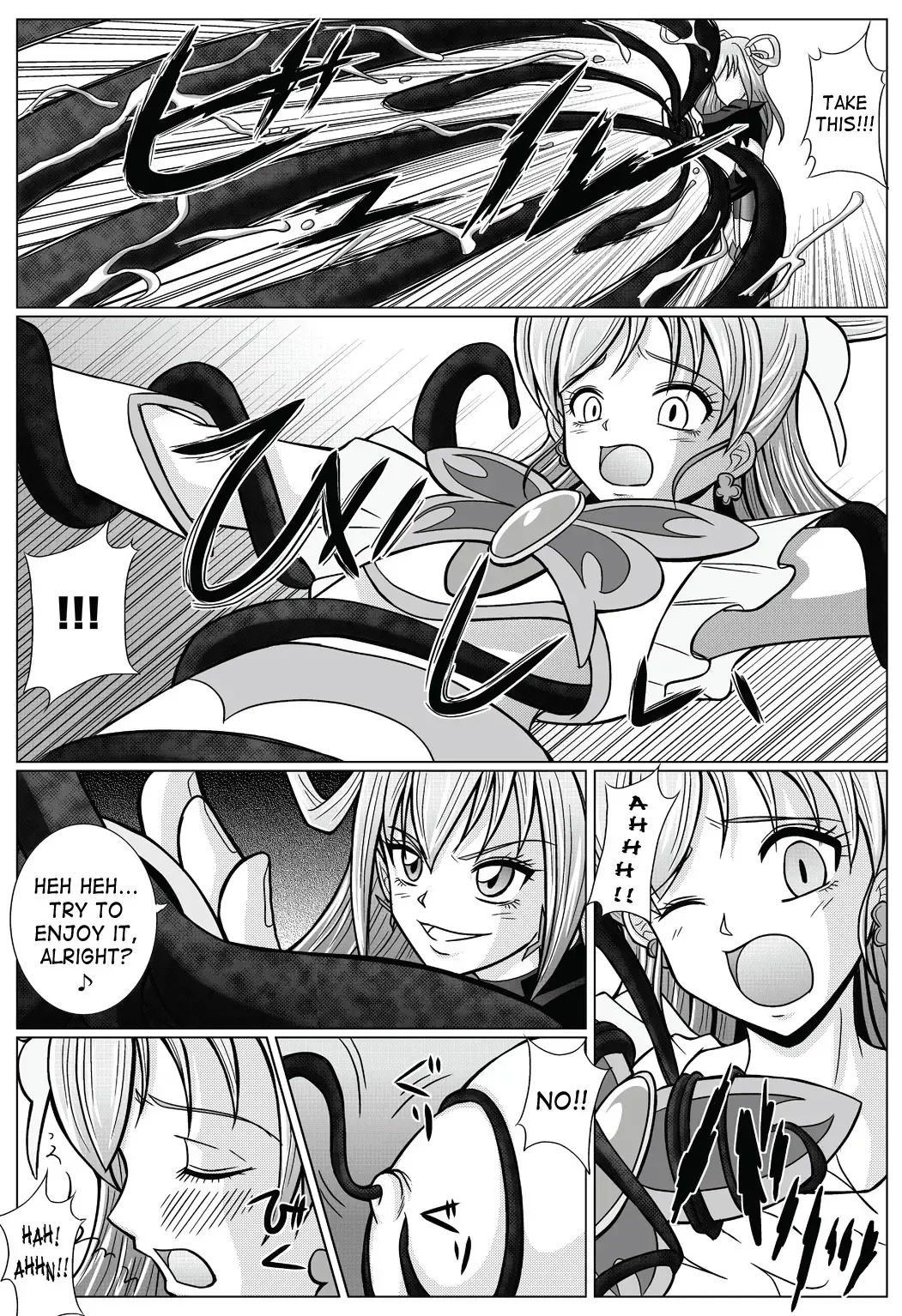 [Monmon] Mou Hitotsu no Ketsumatsu  Henshin Heroine Kairaku Sennou ~Gekijouban Yes!! Precure 5 Hen~ | Another Conclusion Fhentai - Page 10