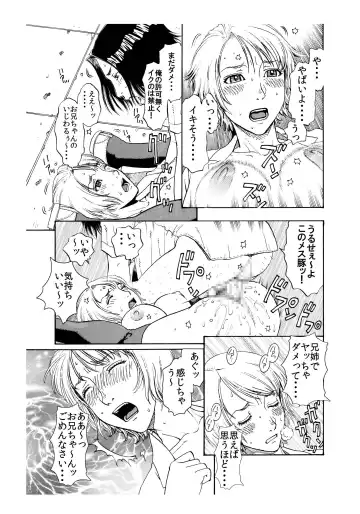 [Kobayashi Shounenmaru] 「授業中にヤリたくなったのでクソ生意気な妹♀を屋上へ呼び出して一発かましてみた俺♂」 Fhentai - Page 9