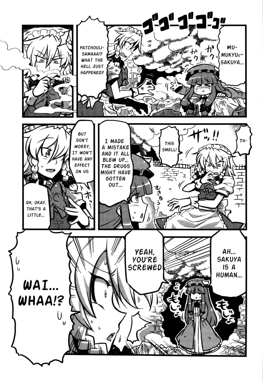[Tsukiwani] Sakuya-san Yakumousou | Sakuya-san's Drugged-Up Delusions Fhentai - Page 4