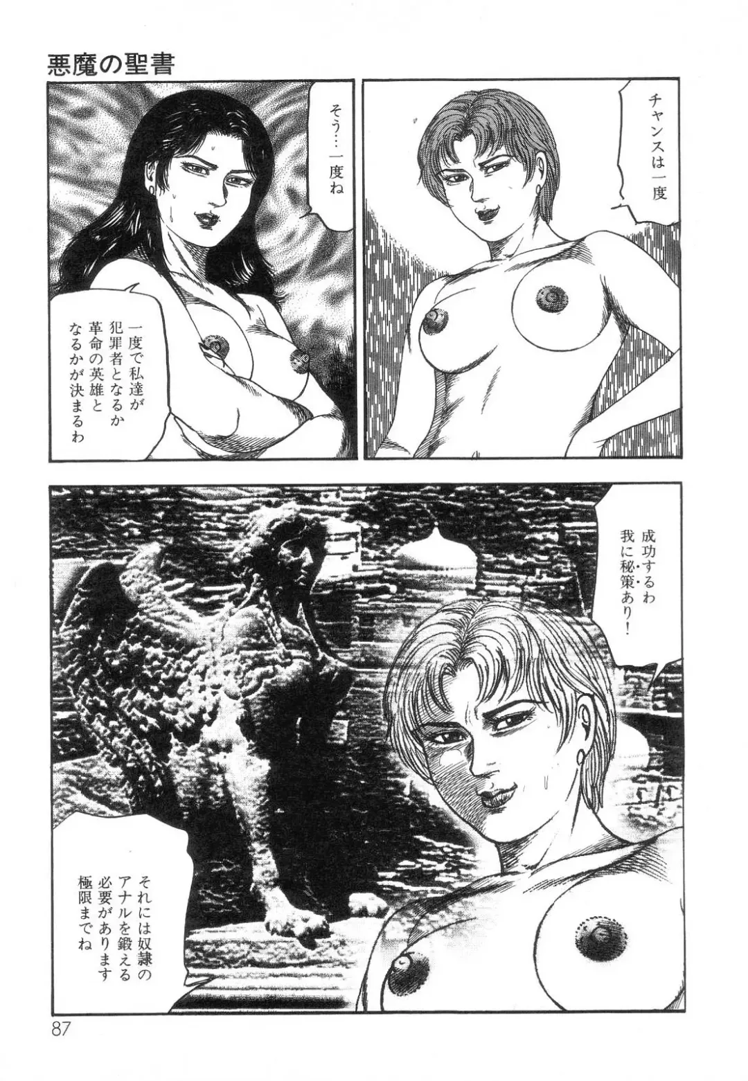 [Sanjou Tomomi] Shiro no Mokushiroku Vol. 8 - Ai to Shi to Mitsu no Shou Fhentai - Page 89