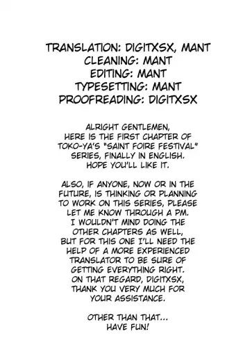 [Heizo - Kitoen] Saint Foire Festival Fhentai - Page 69