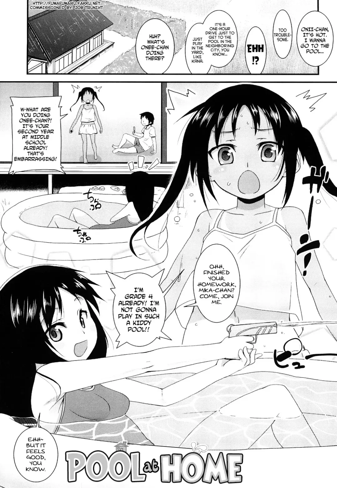 [Maeshima Ryou] Ouchi de Pool | Pool at Home Fhentai - Page 1