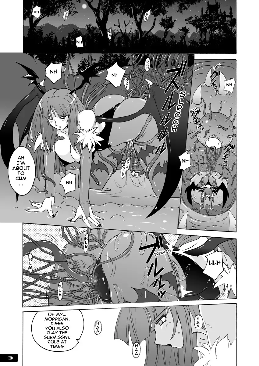 [Murasaki Nyaa] Pitapita Morrigan Fetish DL + Fhentai - Page 2