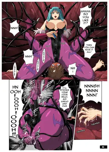 [Murasaki Nyaa] Pitapita Morrigan Fetish DL + Fhentai - Page 41