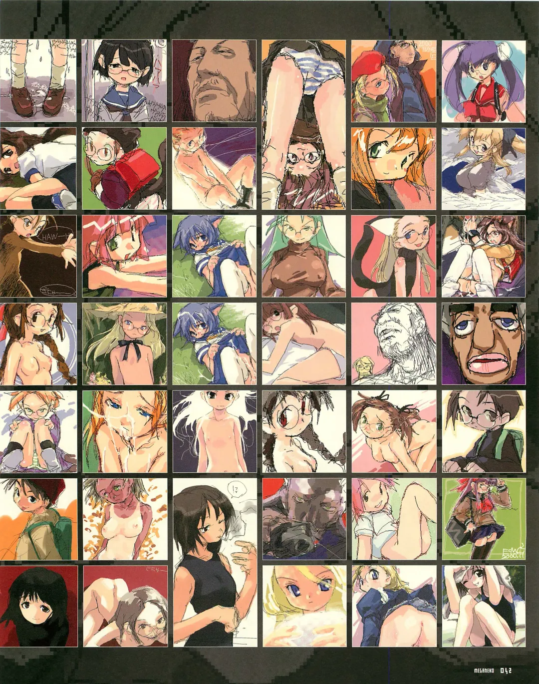 [E Equals Mc2] Meganeko E=mc2 illustrations Fhentai - Page 45