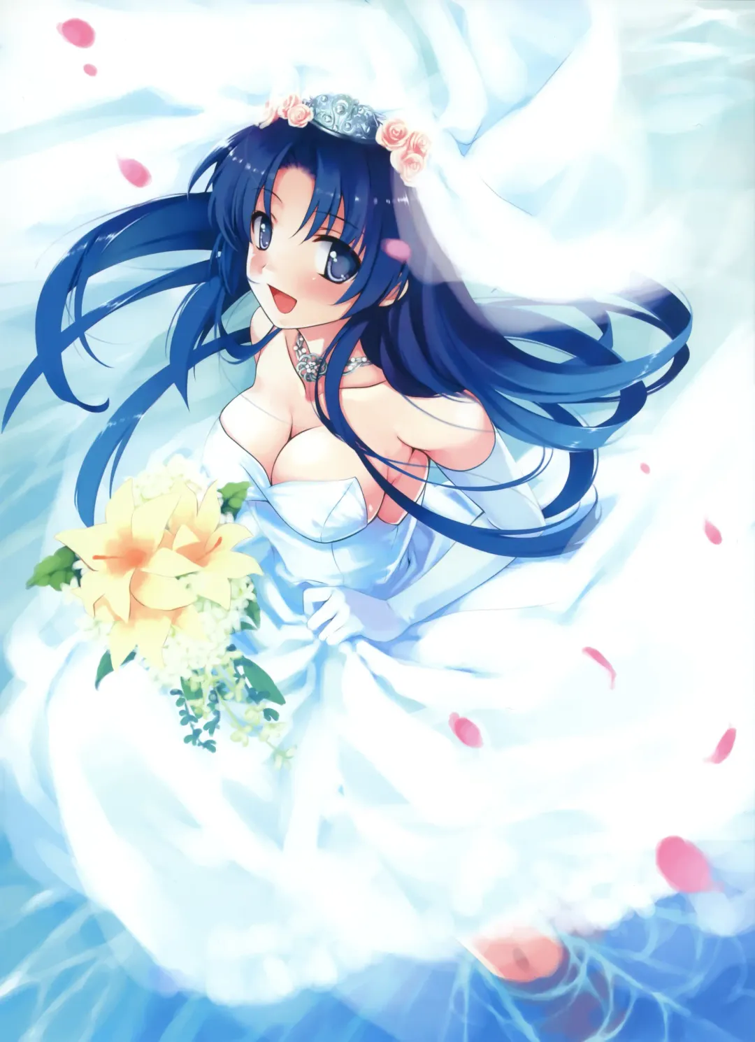 [Misaki Kurehito] Suiheisen made Nan Mile? Smile Cubic! Visual Fanbook Fhentai - Page 24