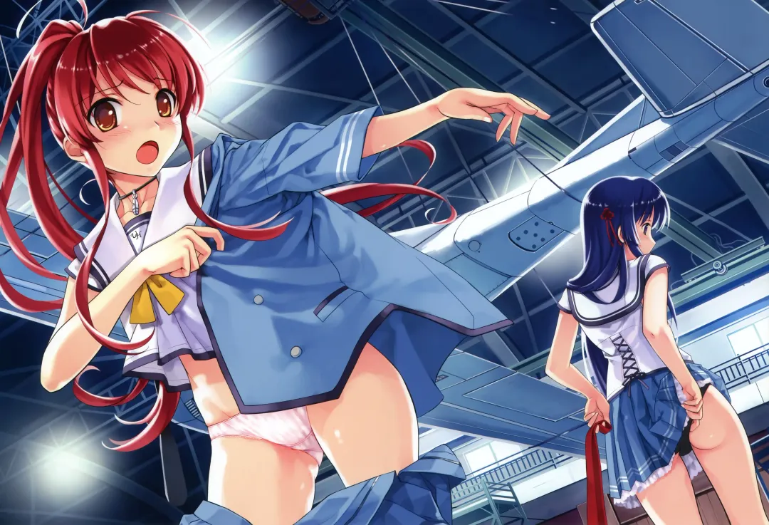 [Misaki Kurehito] Suiheisen made Nan Mile? Smile Cubic! Visual Fanbook Fhentai - Page 6