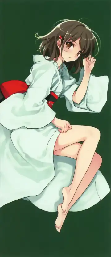 [Misaki Kurehito] Suiheisen made Nan Mile? Smile Cubic! Visual Fanbook Fhentai - Page 18