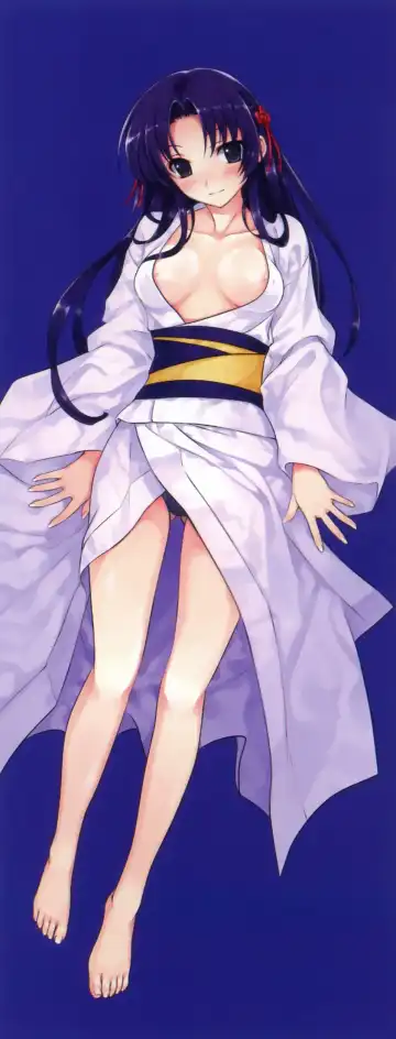 [Misaki Kurehito] Suiheisen made Nan Mile? Smile Cubic! Visual Fanbook Fhentai - Page 19