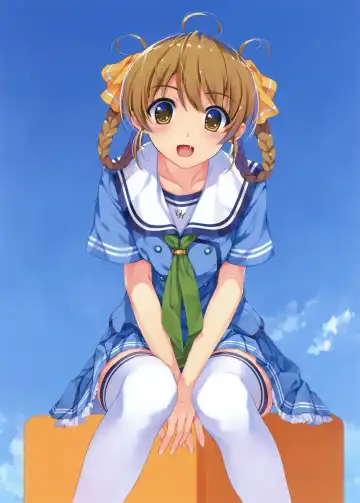 [Misaki Kurehito] Suiheisen made Nan Mile? Smile Cubic! Visual Fanbook Fhentai - Page 4