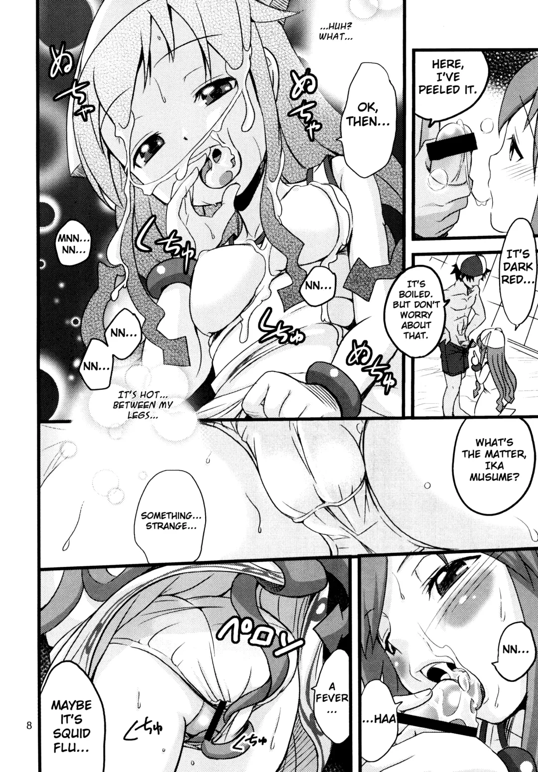 [Shamon] Totsugeki! Tonari no Ika Musume!! | Attack! Neighbourly Squid Girl!! Fhentai - Page 8
