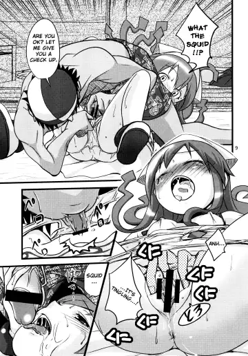 [Shamon] Totsugeki! Tonari no Ika Musume!! | Attack! Neighbourly Squid Girl!! Fhentai - Page 9