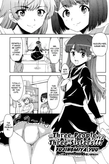 Read [Fujinomiya Yuu] Sannin Sanshimai !!? | Three People, Three Sisters!!? - Fhentai