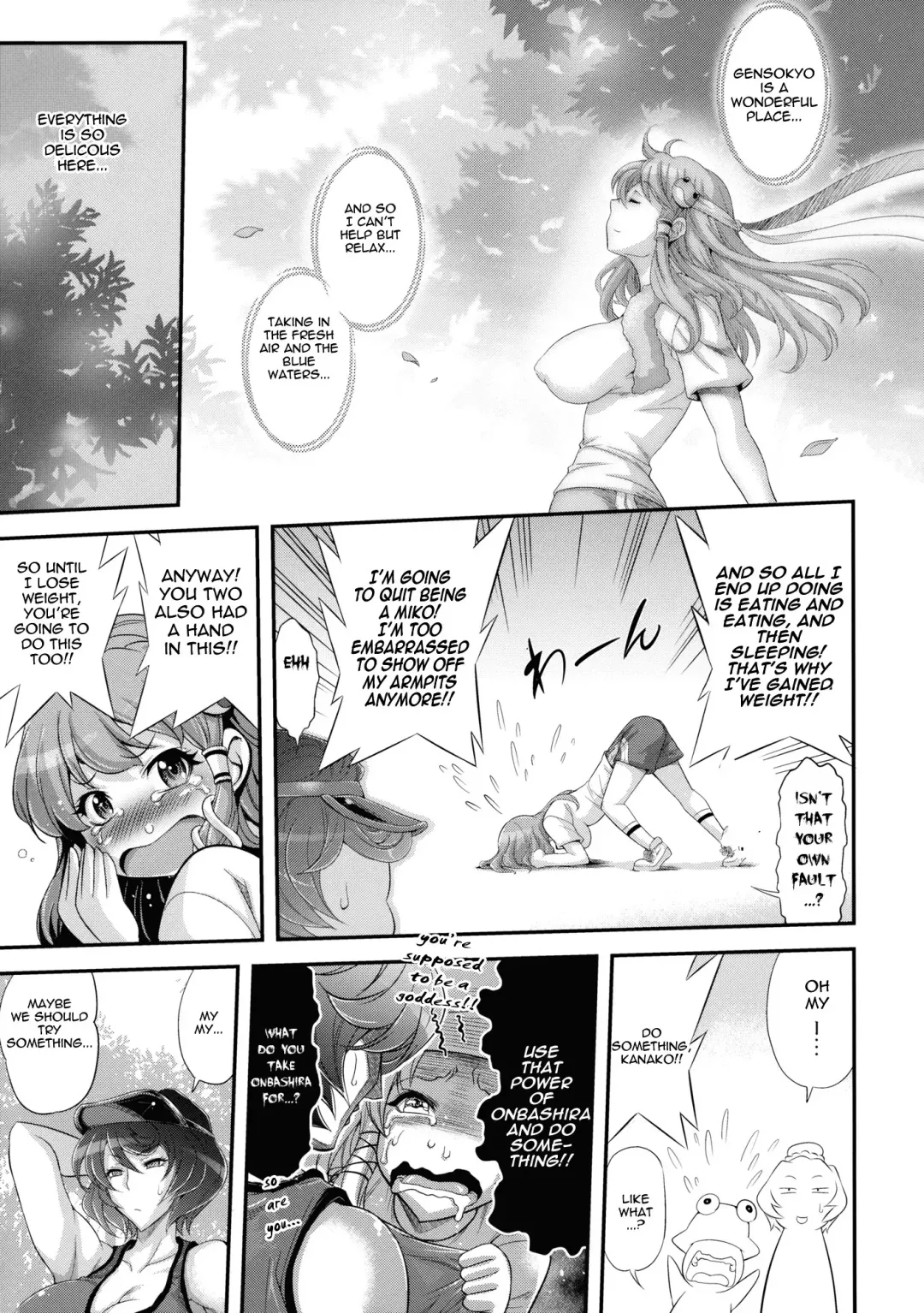 [Musashino Sekai] Sanae Chichi Inroku | Sanae's Lewd Breasts Fhentai - Page 9