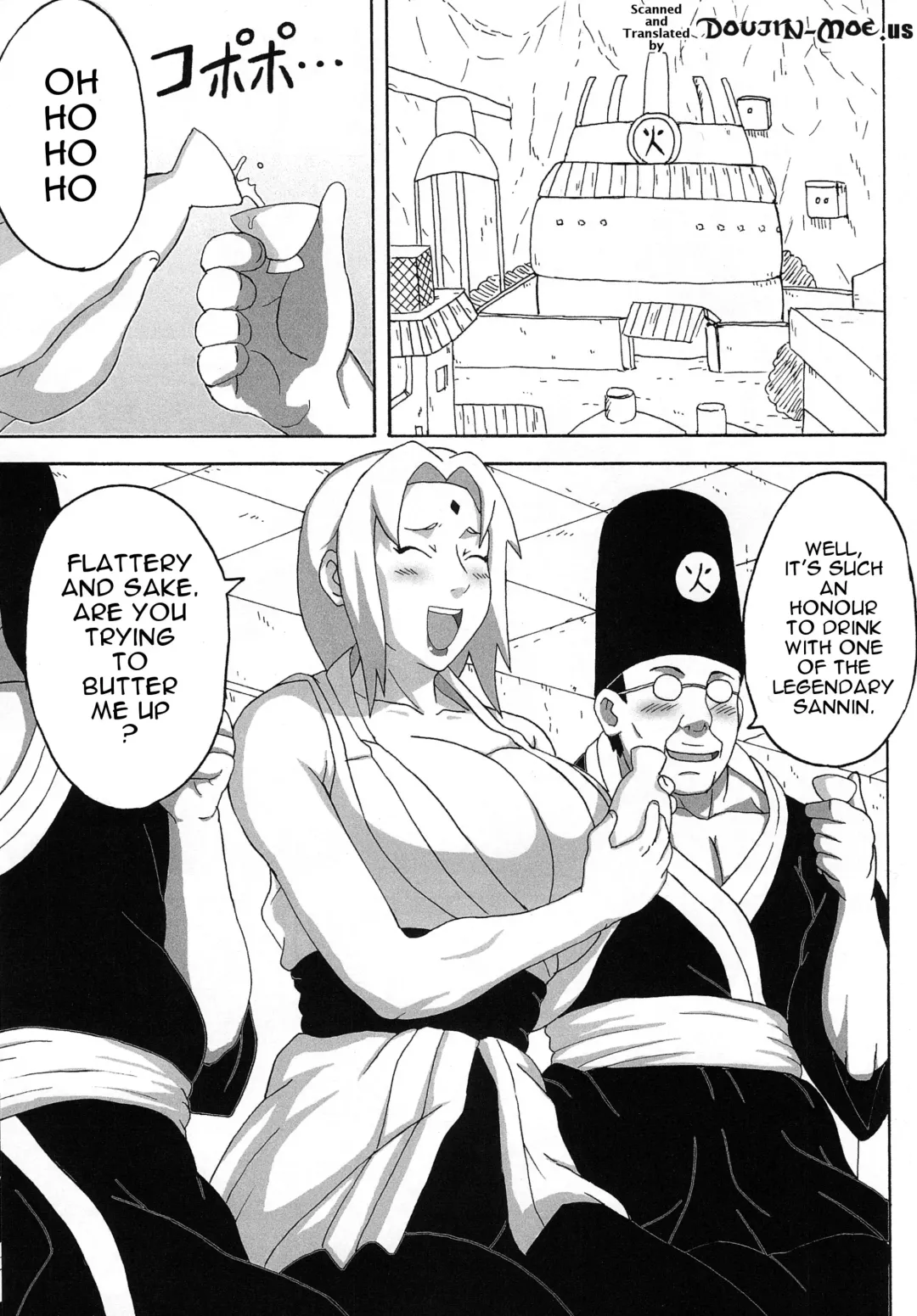 [Naruhodo] Tsunade no Insettai | Tsunade's Lewd Reception-Party Fhentai - Page 2