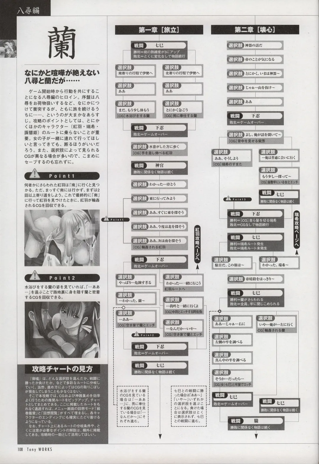 [Tony Taka] Tony WORKS Mitama ~Shinobi~ / ARCANA ~Hikari to Yami no Ekstasis~ Nisakuhin Gengashuu Fhentai - Page 113