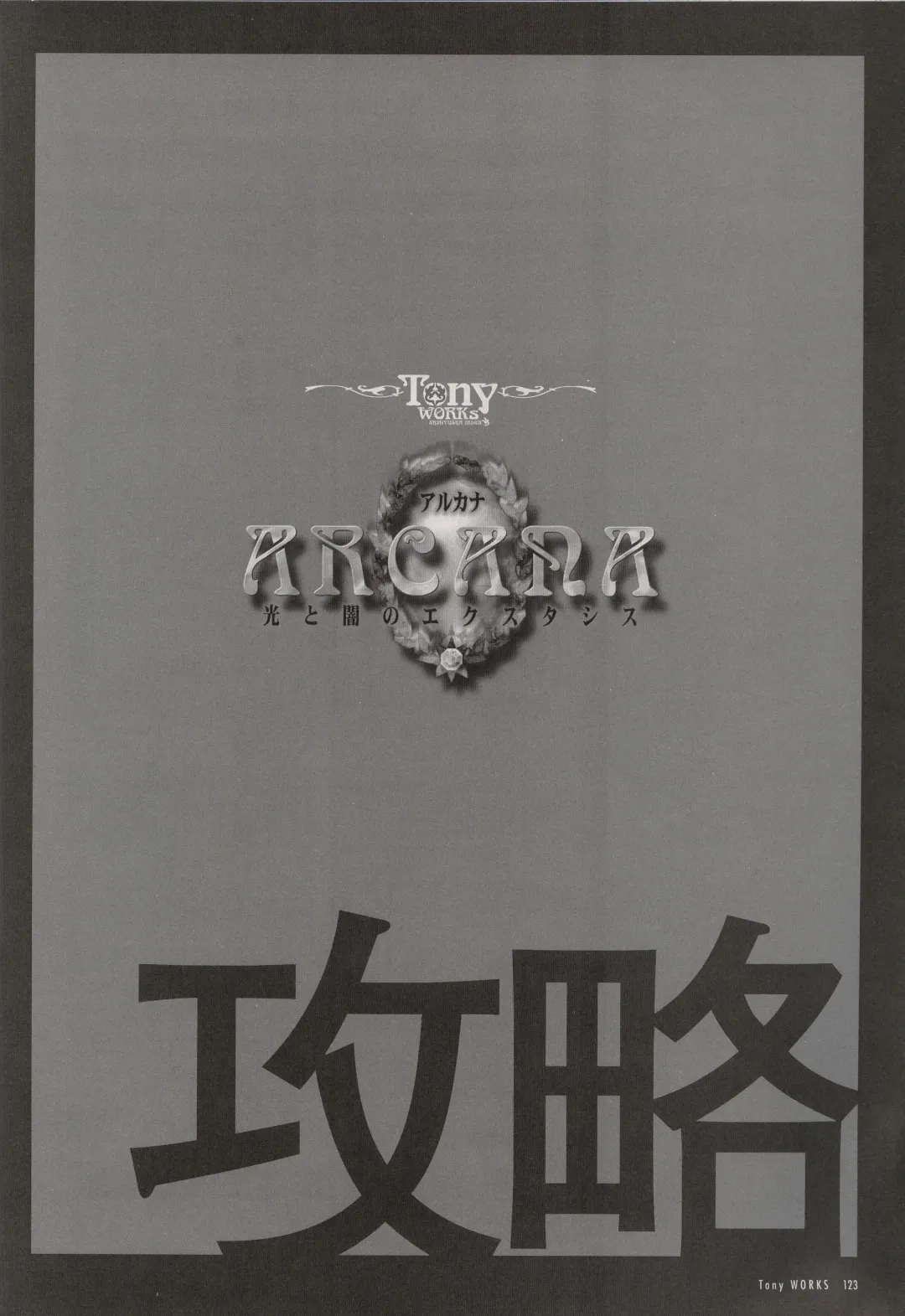 [Tony Taka] Tony WORKS Mitama ~Shinobi~ / ARCANA ~Hikari to Yami no Ekstasis~ Nisakuhin Gengashuu Fhentai - Page 128