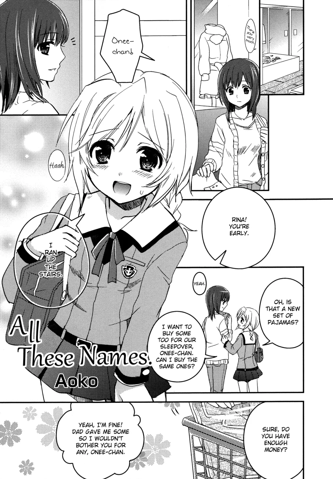 [Aoko] Namae o Kasanete | All These Names Fhentai - Page 1
