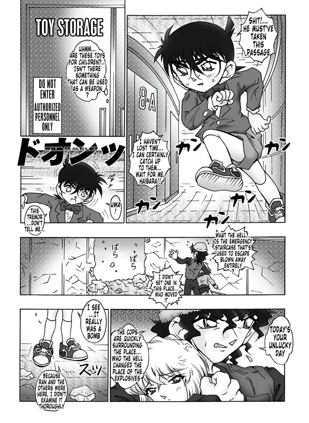 [Asari Shimeji] Bumbling Detective Conan - File 8: The Case Of The Die Hard Day Fhentai - Page 13
