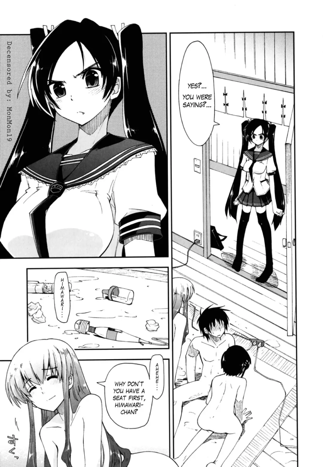 [Kamino Ryu-ya] Mosaic x Sanshimai - Mosaic x Three Sisters Genteiban (decensored) Fhentai - Page 128