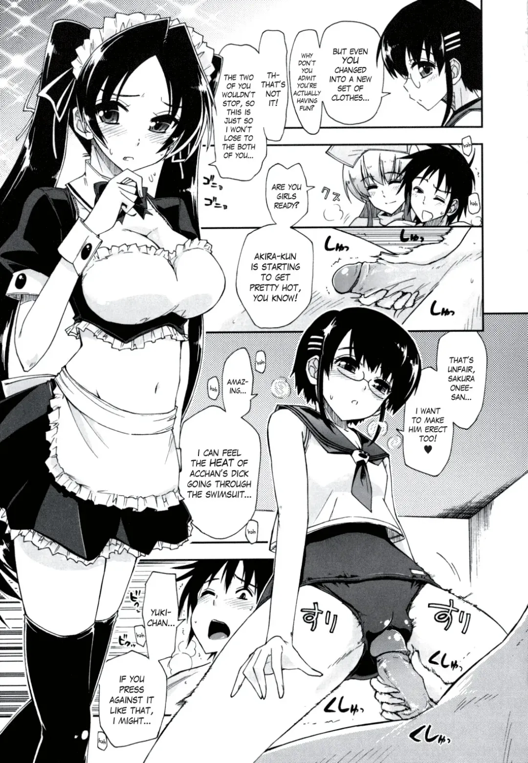 [Kamino Ryu-ya] Mosaic x Sanshimai - Mosaic x Three Sisters Genteiban (decensored) Fhentai - Page 176