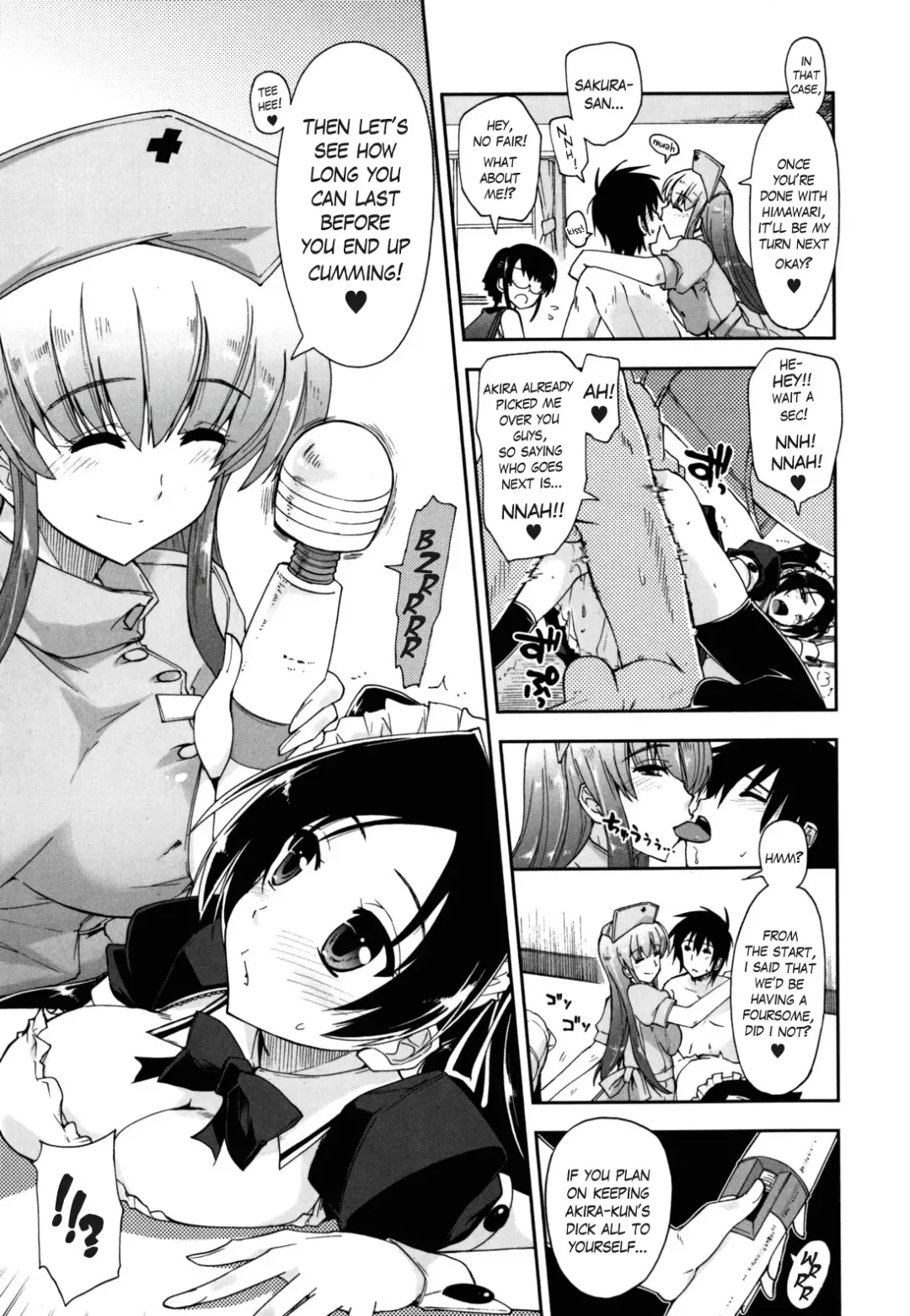 [Kamino Ryu-ya] Mosaic x Sanshimai - Mosaic x Three Sisters Genteiban (decensored) Fhentai - Page 182