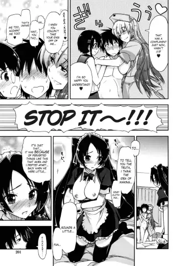 [Kamino Ryu-ya] Mosaic x Sanshimai - Mosaic x Three Sisters Genteiban (decensored) Fhentai - Page 201