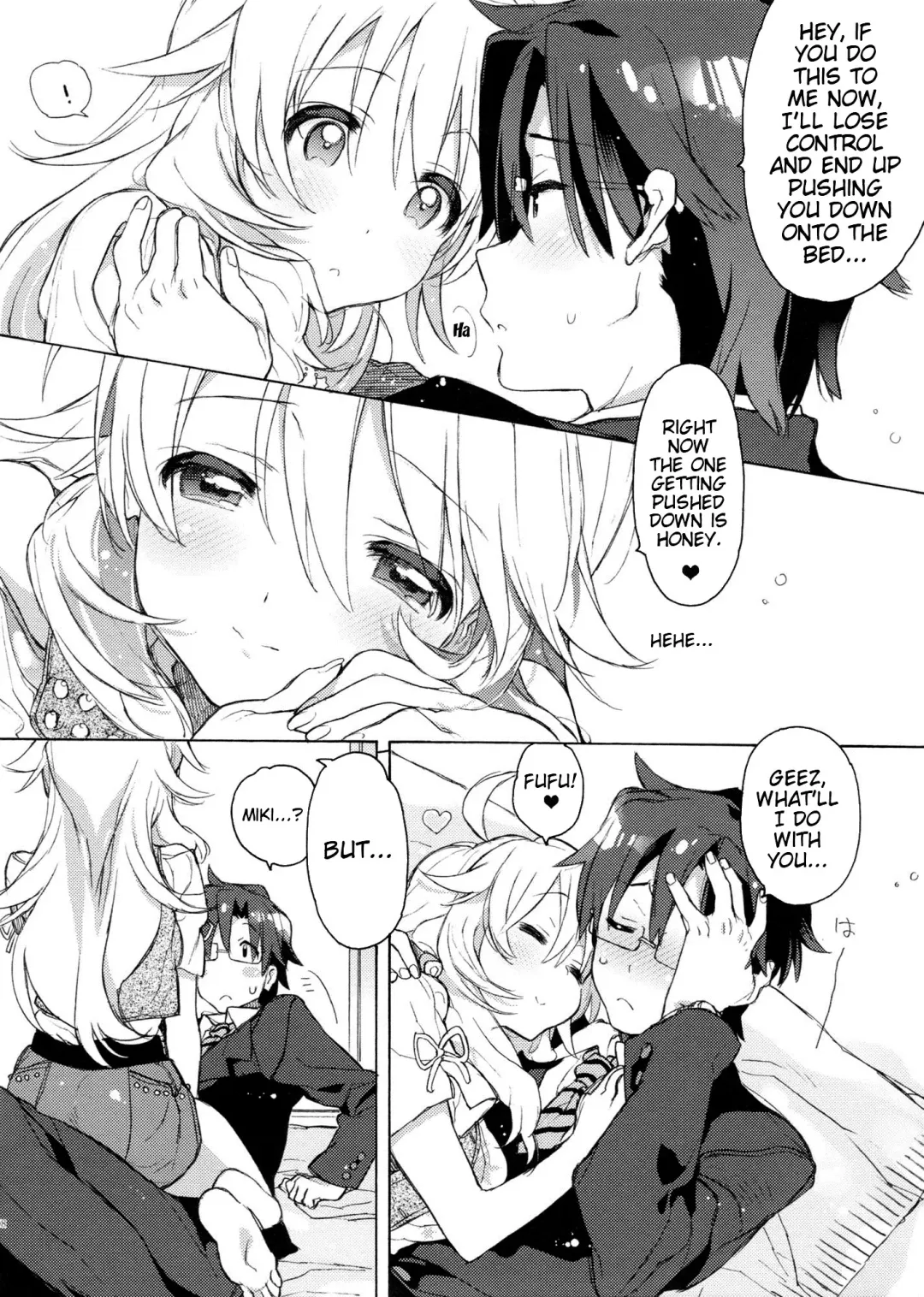 [Kasuga Souichi] Honey to Miki to Kono Omoi. | Honey and Miki's Feelings Fhentai - Page 7