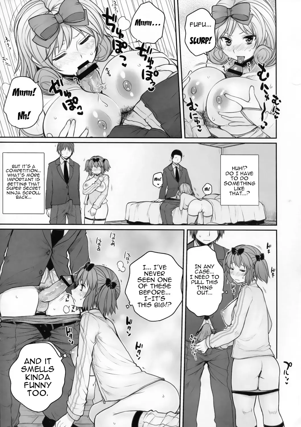 [Mukoujima Tenro] Senran Chichi Ninmai 2 - Hibari Tai Haruka no Maki Fhentai - Page 11