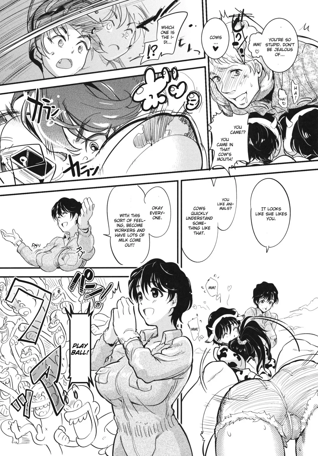 [Andou Shuki] Oikawa Bokujou no Chichi Shibori Taiken Tour Fhentai - Page 9
