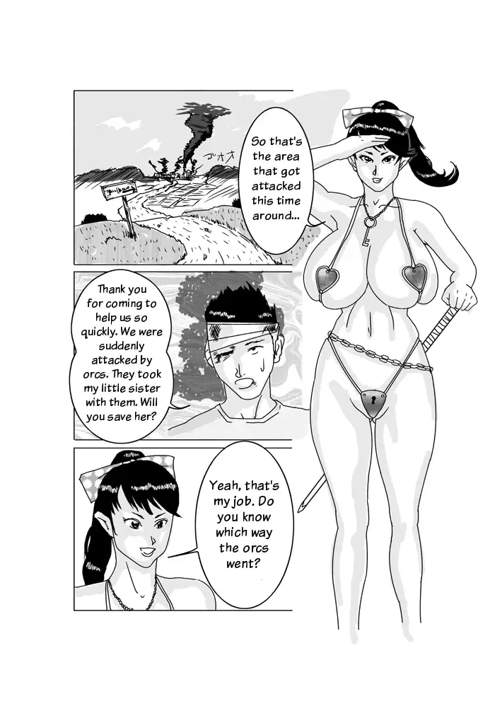 [Juushitsu Genyu] Amazoness Gunba Choukyou ~Senshi ga Uma ni Naru Toki~ | Amazon Warhorse Training ~A Warrior Becomes a Mare~ Fhentai - Page 2