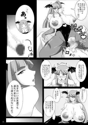[Yasumon] Saigo no Itteki made Shiborasete Morrigan no Sukebe Sugiru Jittai Fhentai - Page 15