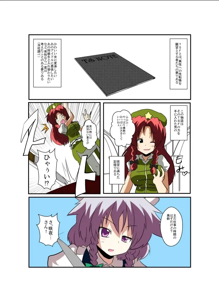 [Mikaduki Neko] Touhou TS Monogatari ~Sakuya hen~ Fhentai - Page 4