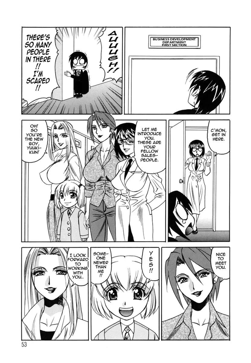 [Yamamoto Yoshifumi] Inwai Gangu Eigyoubu - An Indecent Toy Office | Sex Toy Sales Division Fhentai - Page 56