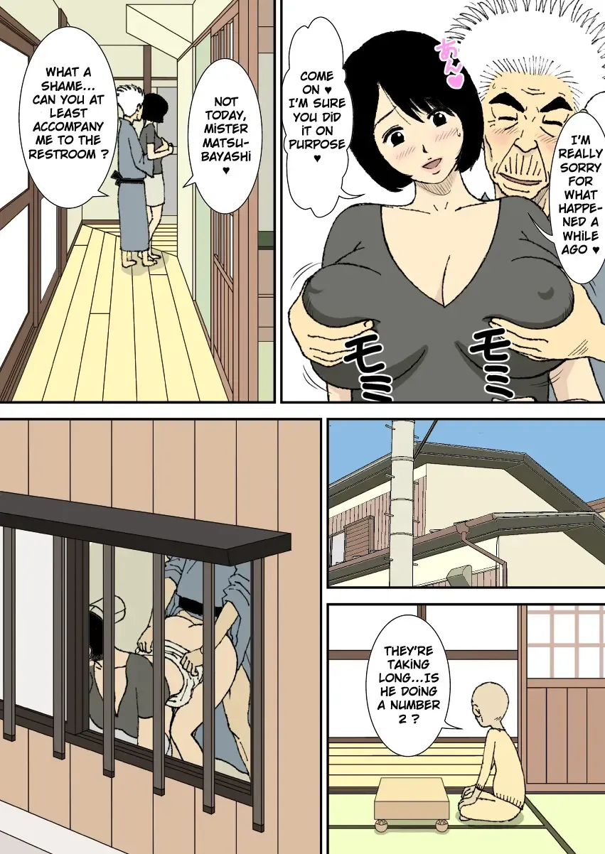 [Urakan] Ojii-chan to Gifu to Giri no Musuko to, Kyonyuu Yome. | The Grandfather, the Father-in-Law, the Stepson and the Big-Breasted Bride Fhentai - Page 25