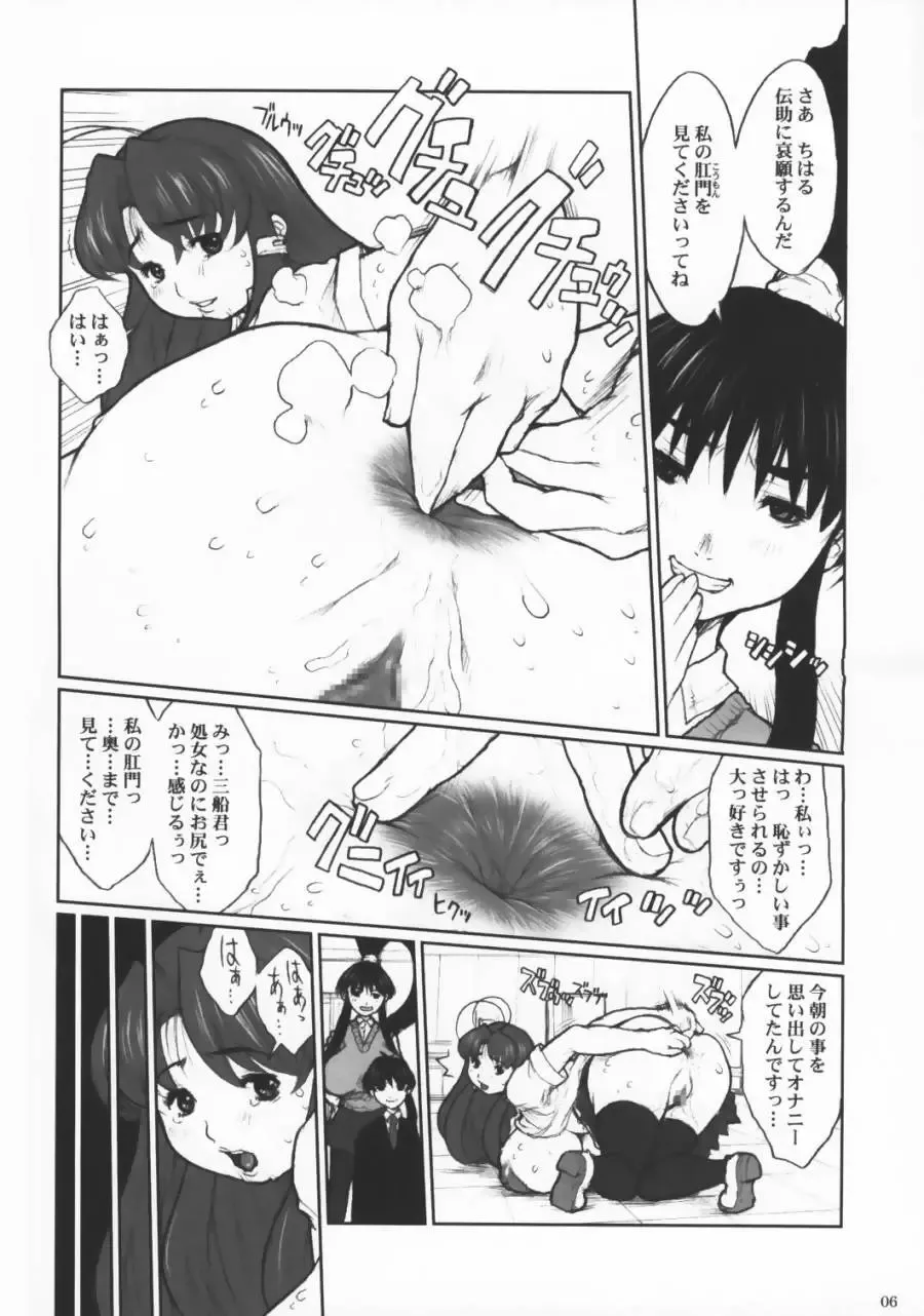 [Kiken Shisou] Eiken - Chounyuu Chiharu no Koukai Anal Choukyou Fhentai - Page 5