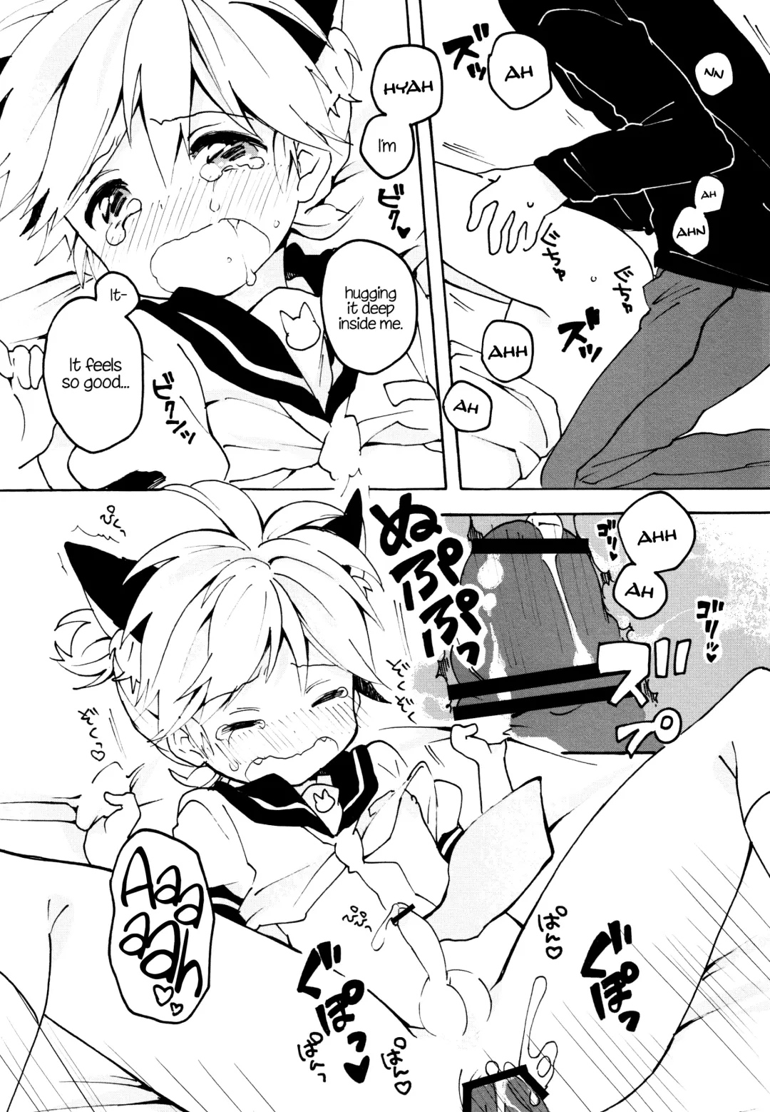 [Non] Nuko Len-kyun to Nuko Nuko suru Hon. | Kitty Kitty Bang Bang with Catboy Len Fhentai - Page 17