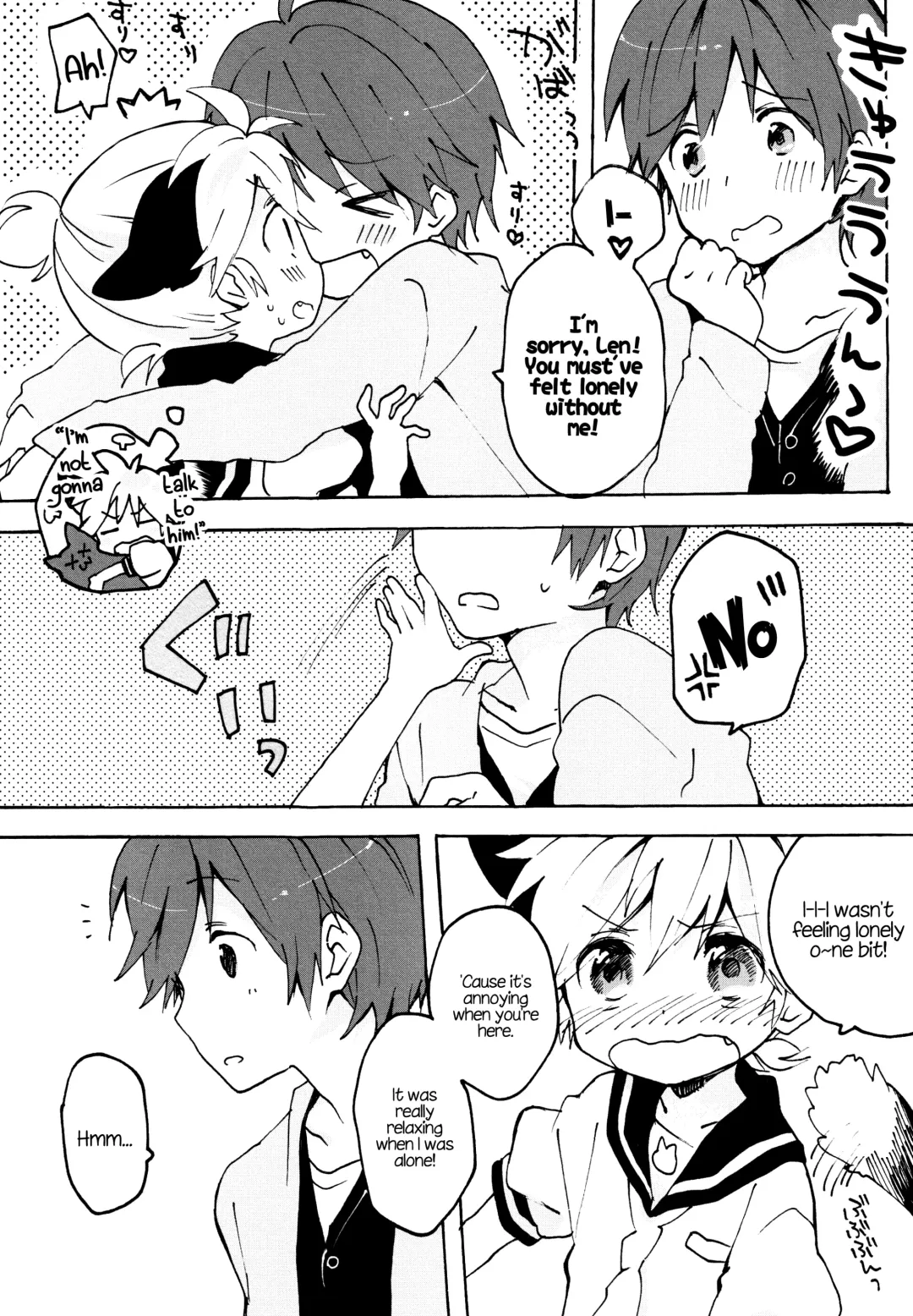 [Non] Nuko Len-kyun to Nuko Nuko suru Hon. | Kitty Kitty Bang Bang with Catboy Len Fhentai - Page 5