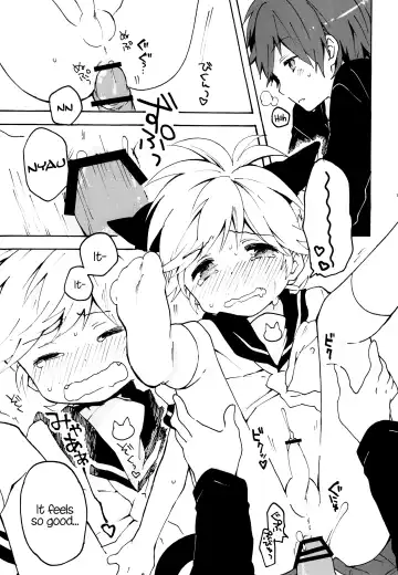 [Non] Nuko Len-kyun to Nuko Nuko suru Hon. | Kitty Kitty Bang Bang with Catboy Len Fhentai - Page 16