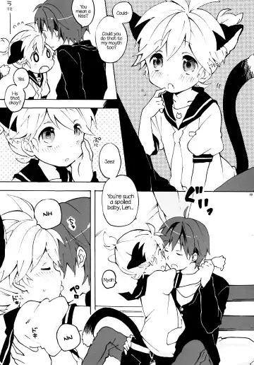 [Non] Nuko Len-kyun to Nuko Nuko suru Hon. | Kitty Kitty Bang Bang with Catboy Len Fhentai - Page 8