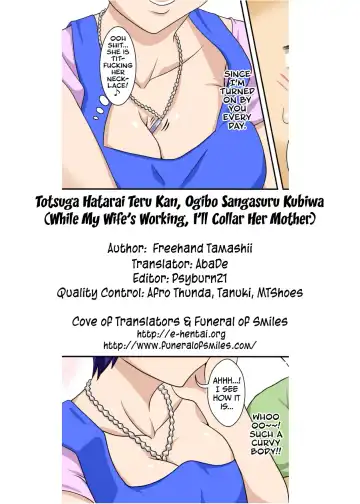 Yome ga Hataraiteru Aida, Okaasan ga Suru Kubiwa. | While My Wife's Working, I'll Collar Her Mother Fhentai - Page 43